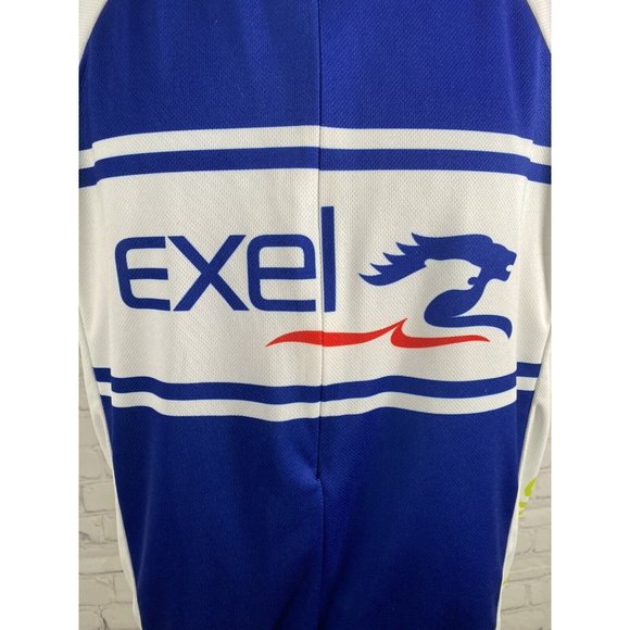 Exel Champ-Sys Pelotonia Multicolored Biking Riding Cycling Half Zip Shirt L - Picture 6 of 8